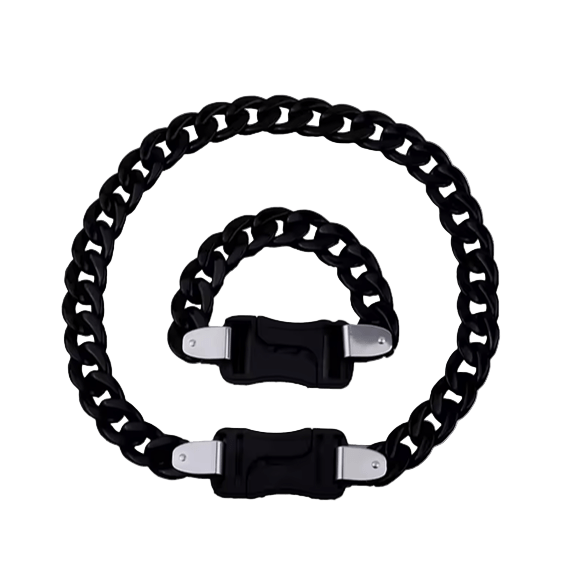 Acrylic Chain Black - The Pup Play Hub