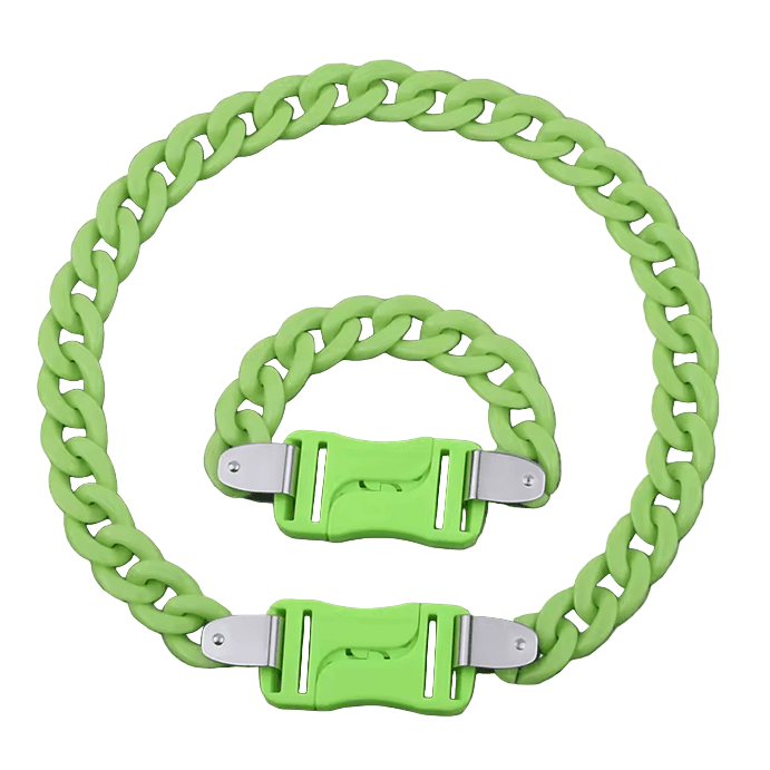 Acrylic Chain Green - The Pup Play Hub