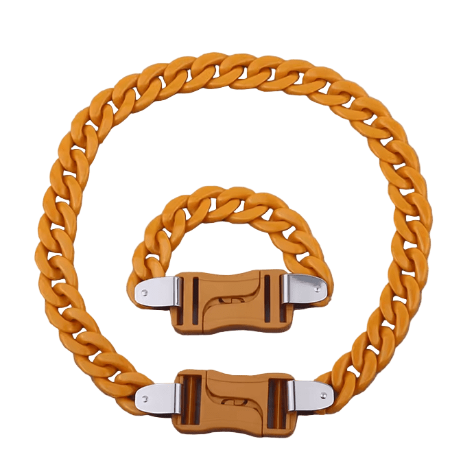 Acrylic Chain Yellow - The Pup Play Hub