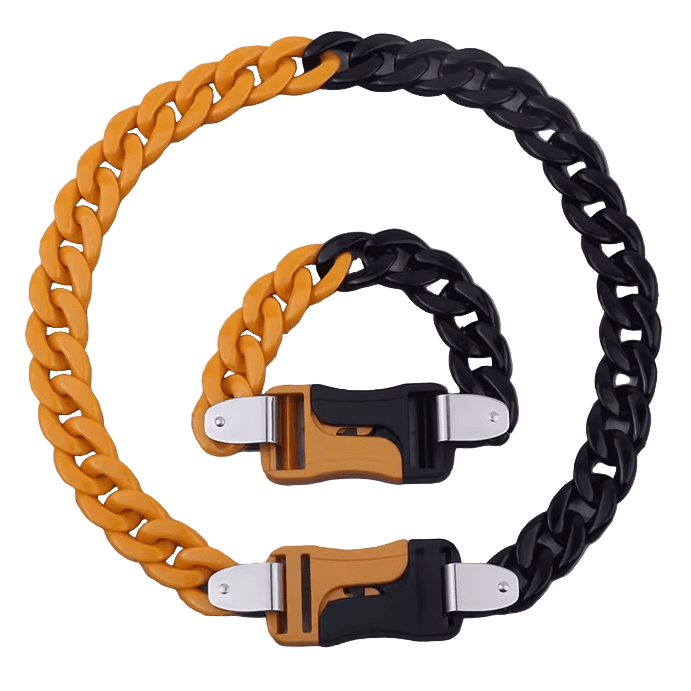 Acrylic Chain Yellow/Black - The Pup Play Hub