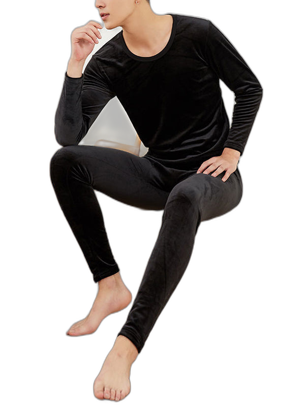 Double Heavyweight Fleece Thermal Underwear Set