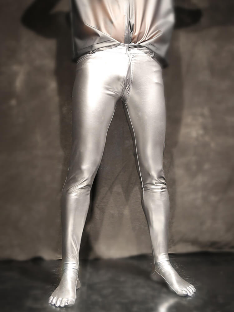 Men's Five-Toe Socks Tight Latex Elastane Pants