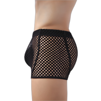 Mesh Fishnet High Shorts