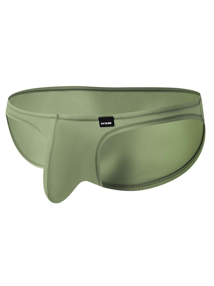 Men's Sexy Solid Color U-Convex Pouch Tight Briefs