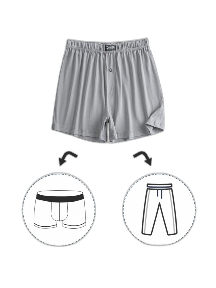 Water Soft Tencel Cotton Comfortable and Breathable Men's Shorts
