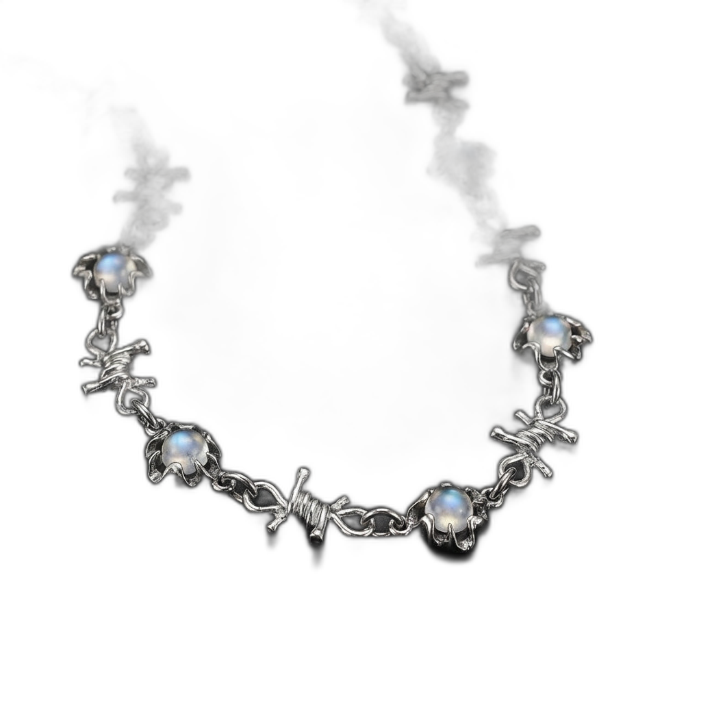 Opal Barb Necklace