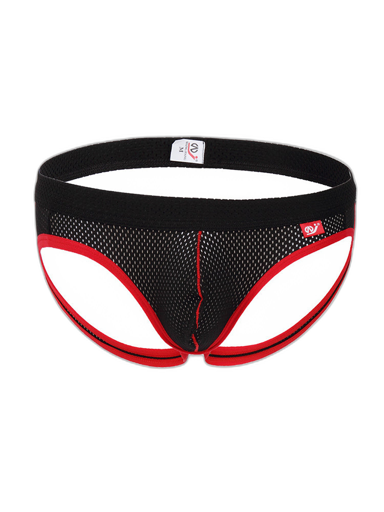 4 Pack Men's Low Waist Sexy Breathable Butt Lifting Stylish Comfortable Jockstrap