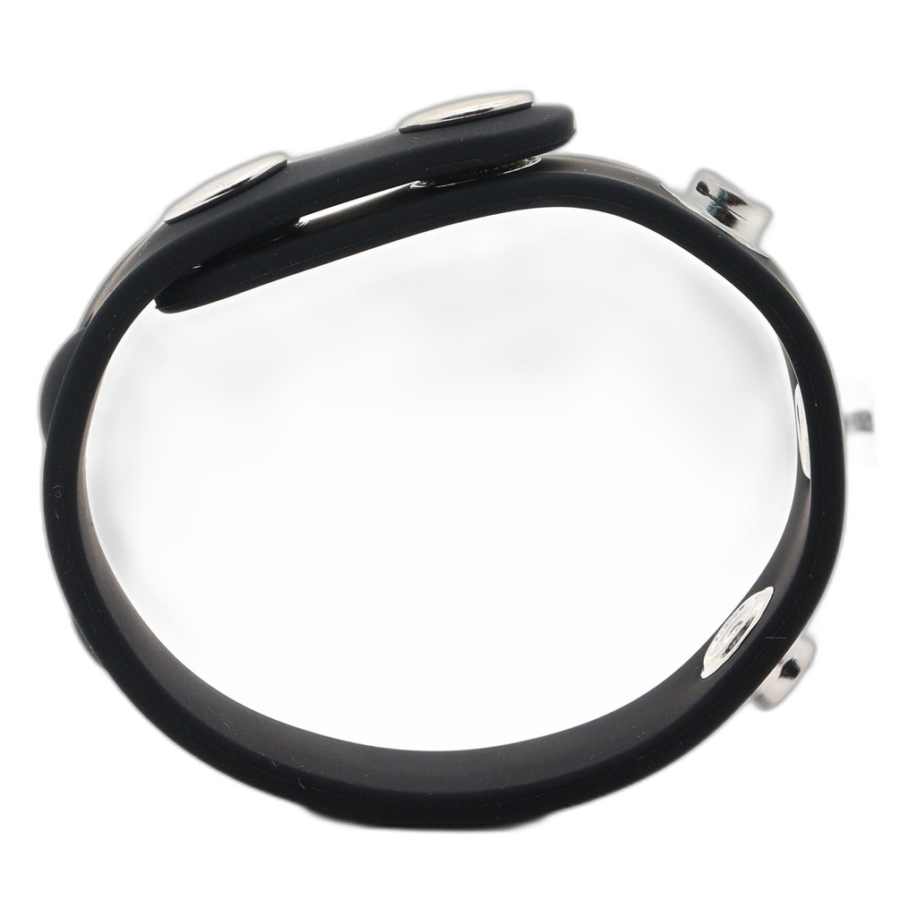 ruff GEAR Silicone Snap Adjustable Cock Ring Black