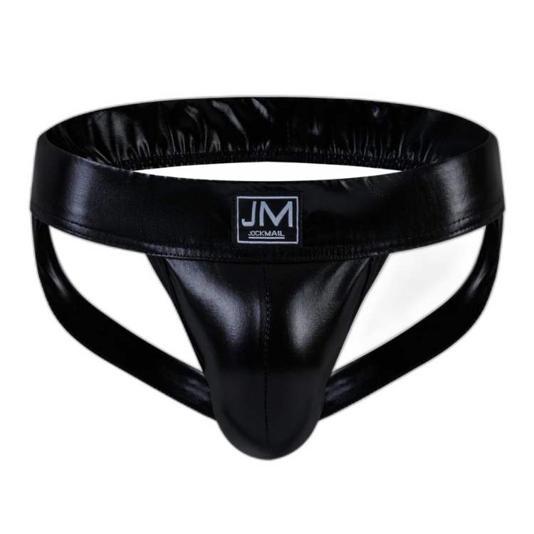 Jockmail Erotic Edge PU Leather Jockstrap