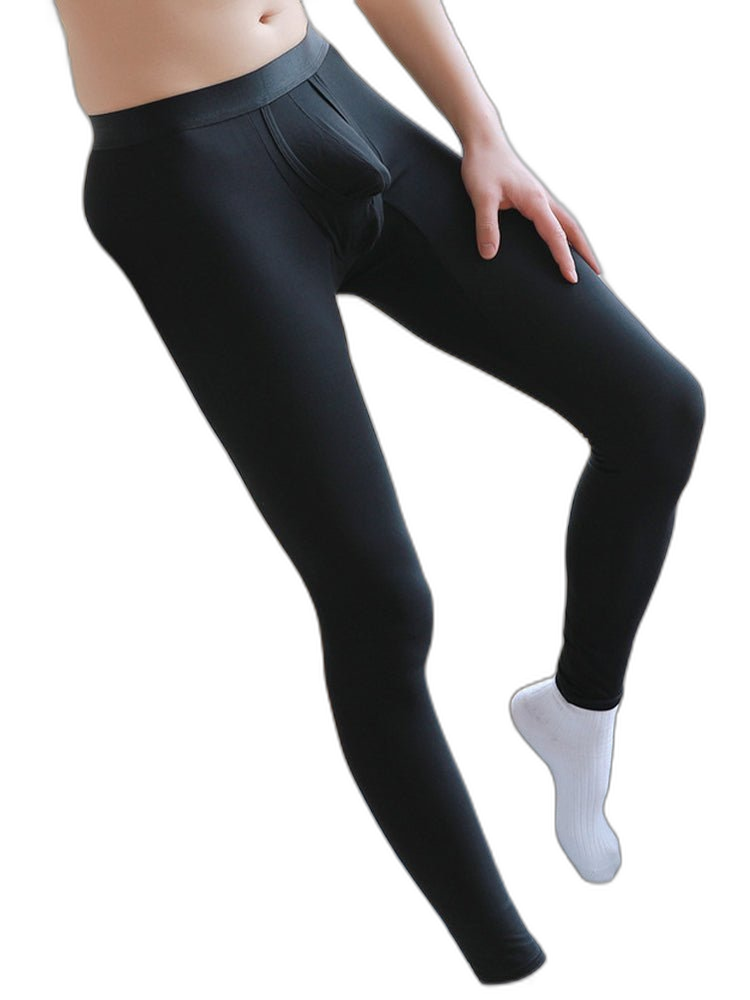 Men's Split-opening Pouch Thermal Pants