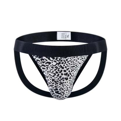 Jockmail Leopard Sizzle Thong