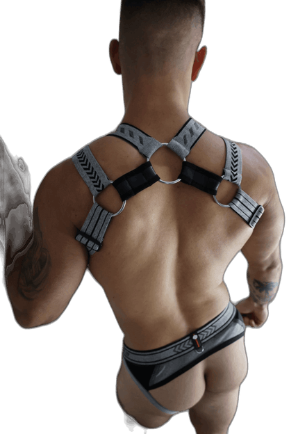 Breedwell Mister Luxe Body Harness Heather Grey
