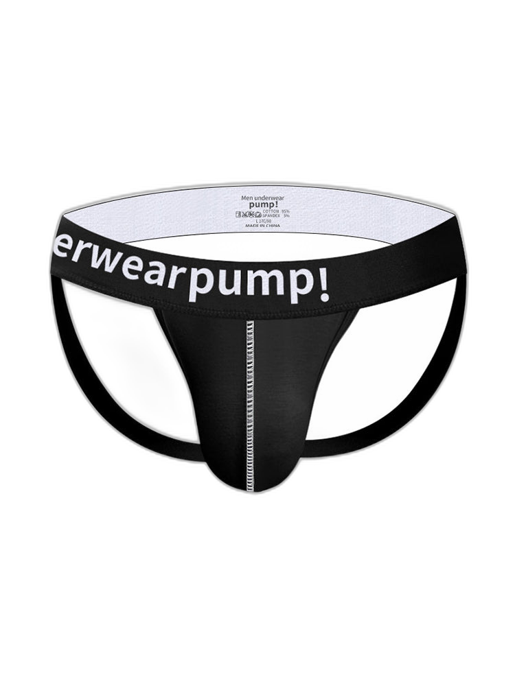 2 Pack Men's Trendy Breathable Sexy Cotton Jockstrap