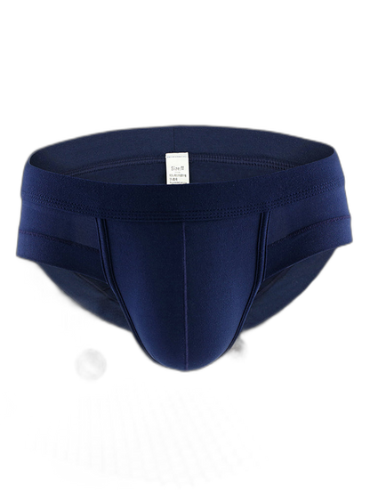 4 Pack Men's Solid Breathable Anti-Pinch Briefs