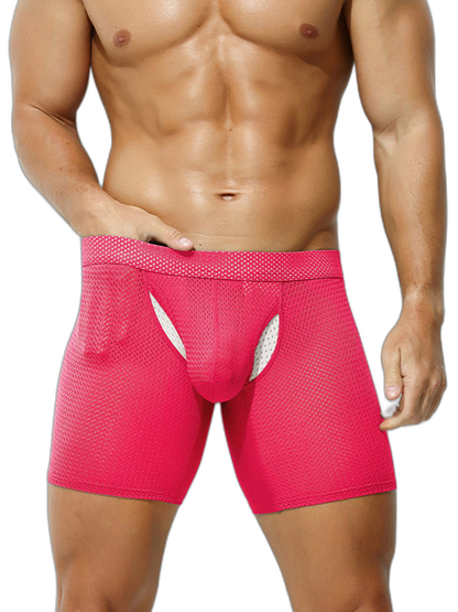 2 Pack Men's Sporty Cut Anti-Chafing Breathable Stretch Fit Midway Briefs