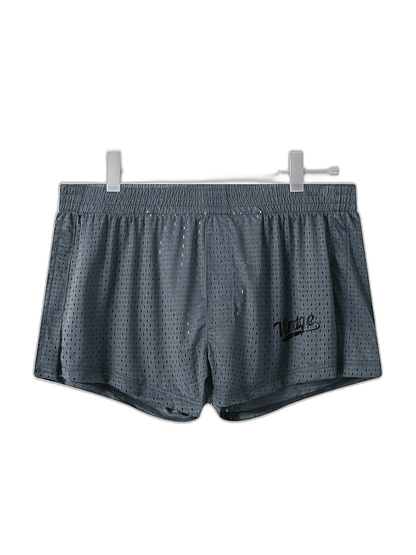 2 Pack Men's Seamless Comfort Quick-Dry Lightweight & Airy Mesh Boxers Shorts