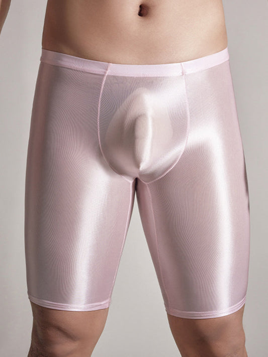 Men's Stretch Erotic Nylon Shorts