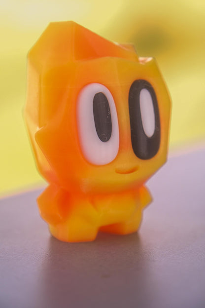3D Printed Pet Blob Rock - Fun Desk Toy, Keychain, or Gift!  Collect 'em All!