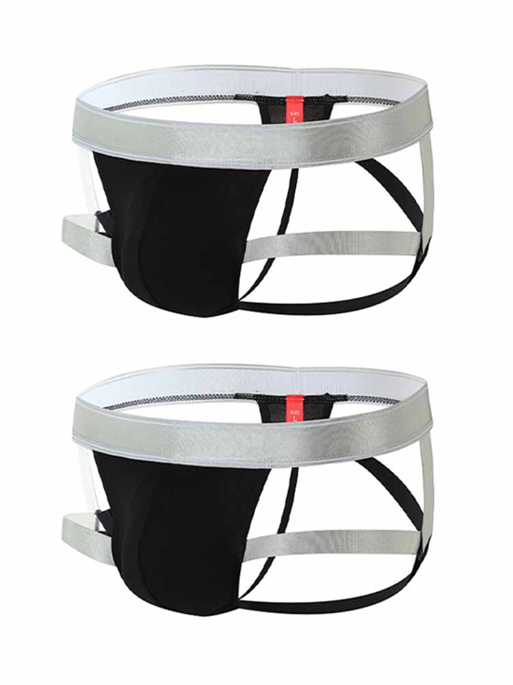 Men's Multi-Strap Solid Color Jockstrap