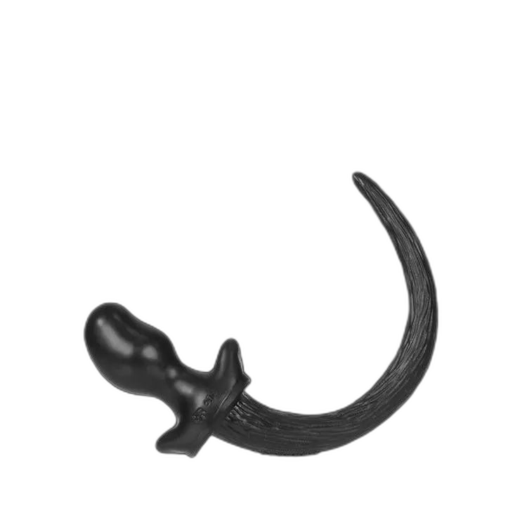 Oxballs Silicone Puppy Tail, Black