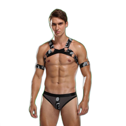 Sexy Camouflage Harness Costume