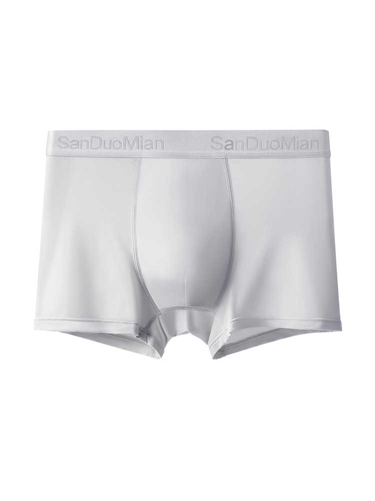 Men's Solid-Color Antibacterial Breathable Modal Boxer Briefs