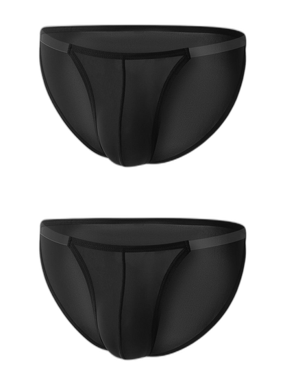 Sexy Spliced Transparent Belt Bikini For Men