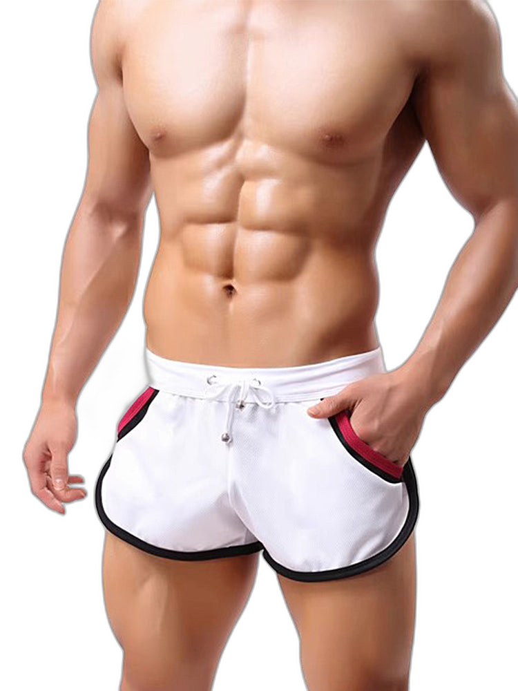 2 Pack Drawstring Leisure Men's Loose Boxer Shorts