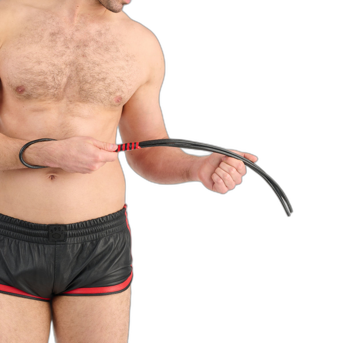 Prowler RED Heavy Duty Flogger Black Red