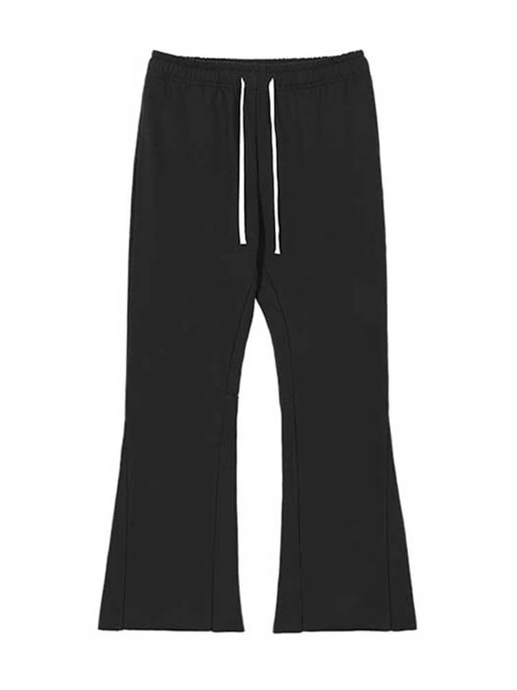 Men's Loose Casual Cotton Drawstring Flare Pants