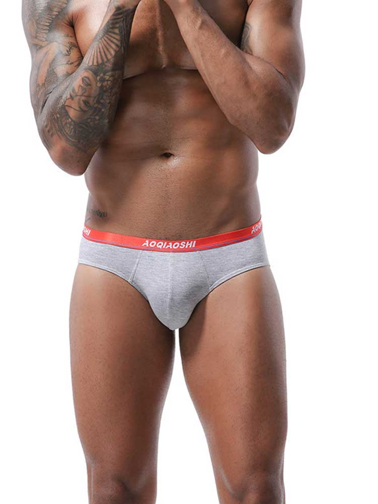 Men's Sexy Low-Rise U-Convex Pouch Modal Briefs