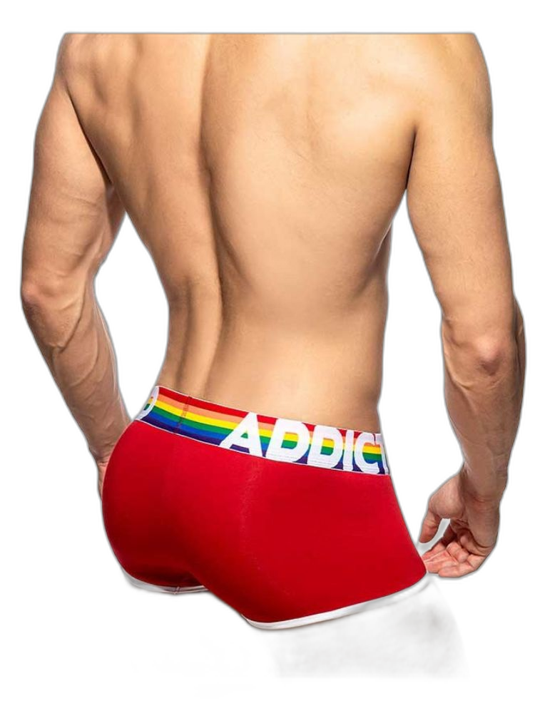 2 Pack Men’s Large Pouch Rainbow Trunks