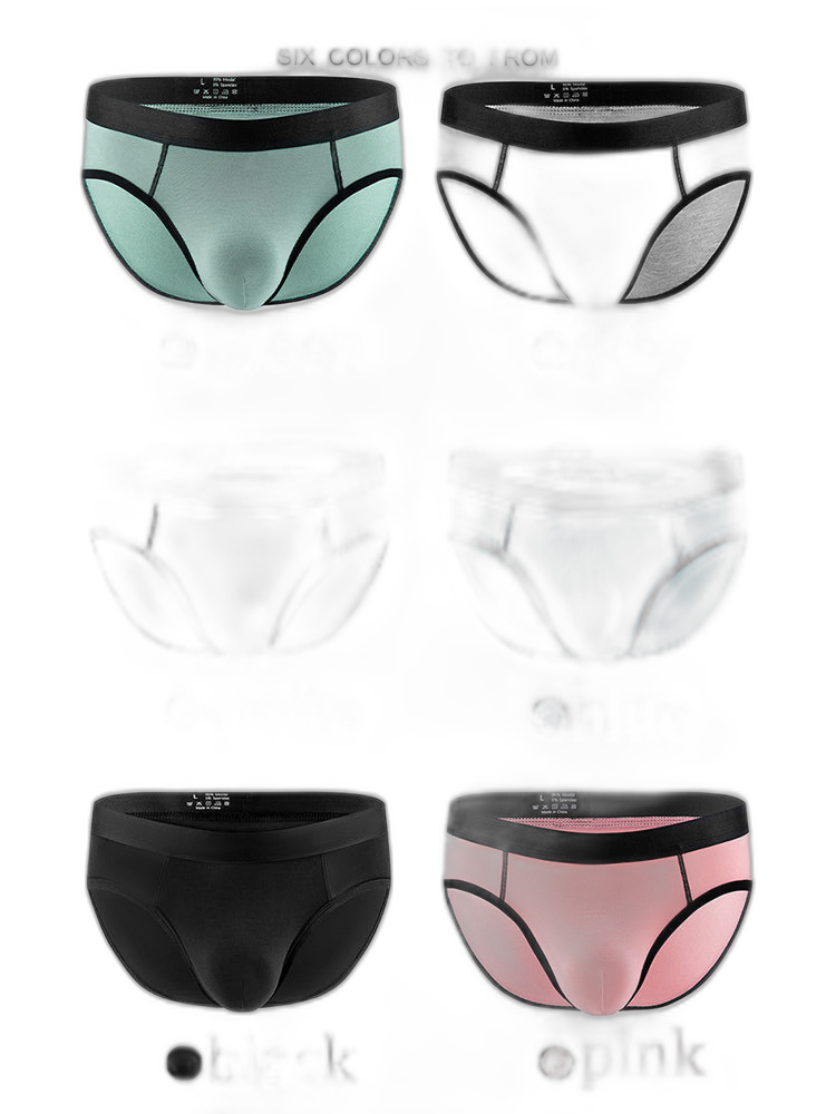 3-pack Men's Low-rise Compartment Lift Independent Pouch Briefs