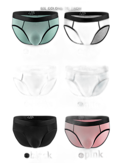 3-pack Men's Low-rise Compartment Lift Independent Pouch Briefs