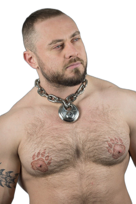 ruff GEAR Pitbull Chain 8mm with 70mm Master Lock Disc