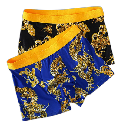 Dragon Daddy Bold Print Men’s Boxer Shorts (4 Pack)