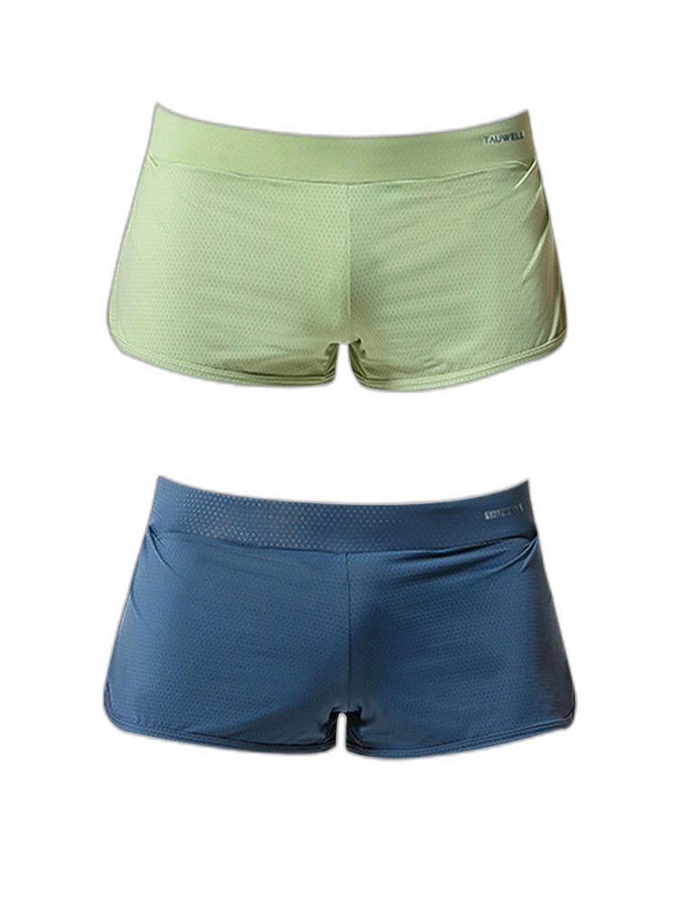 Men's Breathable Mesh Boxer Shorts With Separate Pouch