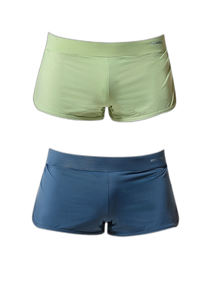 Men's Breathable Mesh Boxer Shorts With Separate Pouch