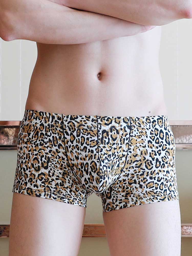 Men's Ice Silk Breathable Summer Printed Trunks