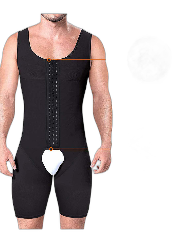 Men Shapewear Tummy Control Slimming Bodysuit