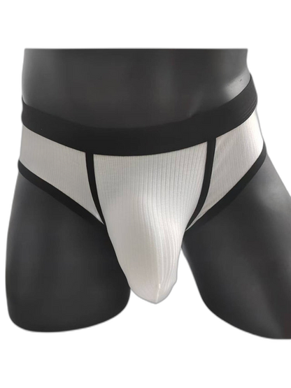 3 Pack Men's Seamless Comfort Large Supportive Pouch Sexy Low-Rise Briefs