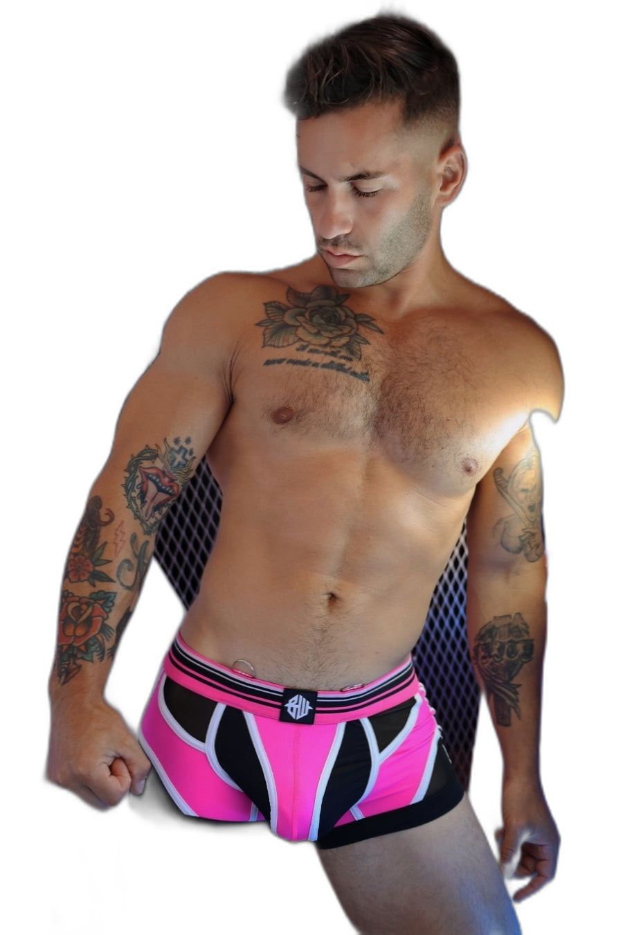 Breedwell Circuit Breaker Boxer Brief Neon Pink