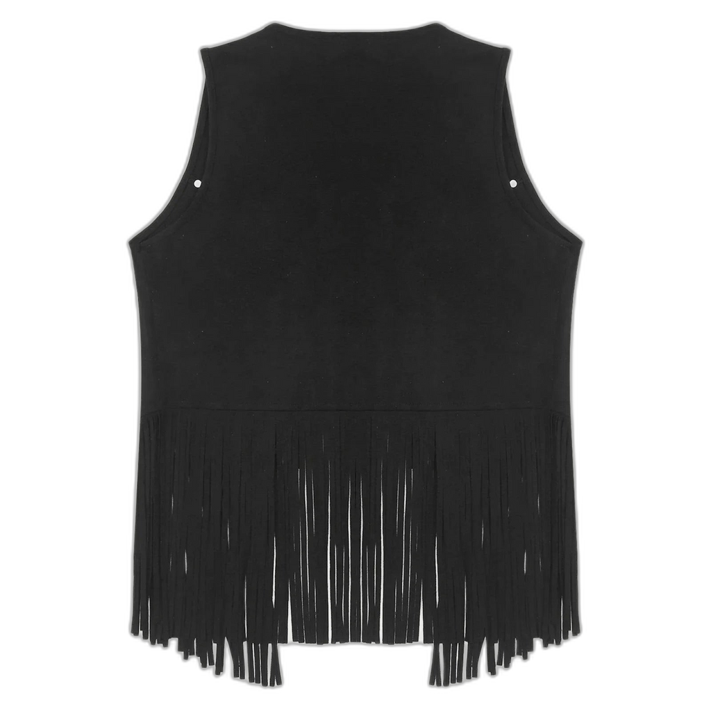 Suede Tassel Western Cowboy Vest