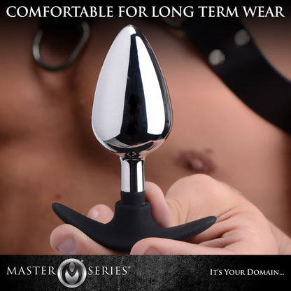 Dark Invader Metal and Silicone Anal Plug