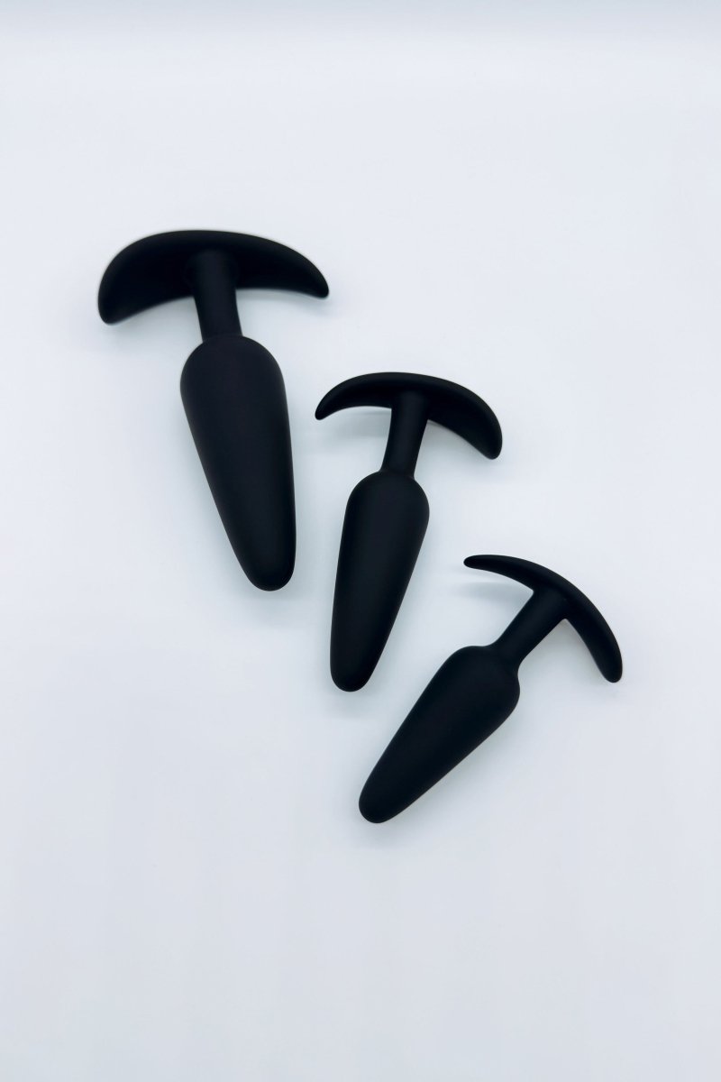 Anal Training Set (3 Piece) with Mini Bullet Vibrator - The Pup Play Hub