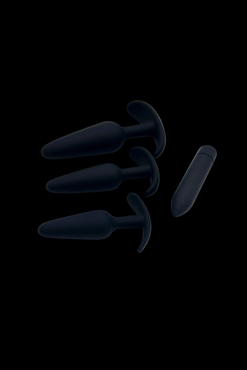Anal Training Set (3 Piece) with Mini Bullet Vibrator - The Pup Play Hub