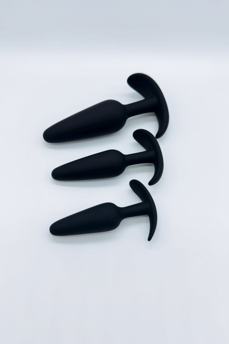 Anal Training Set (3 Piece) with Mini Bullet Vibrator - The Pup Play Hub