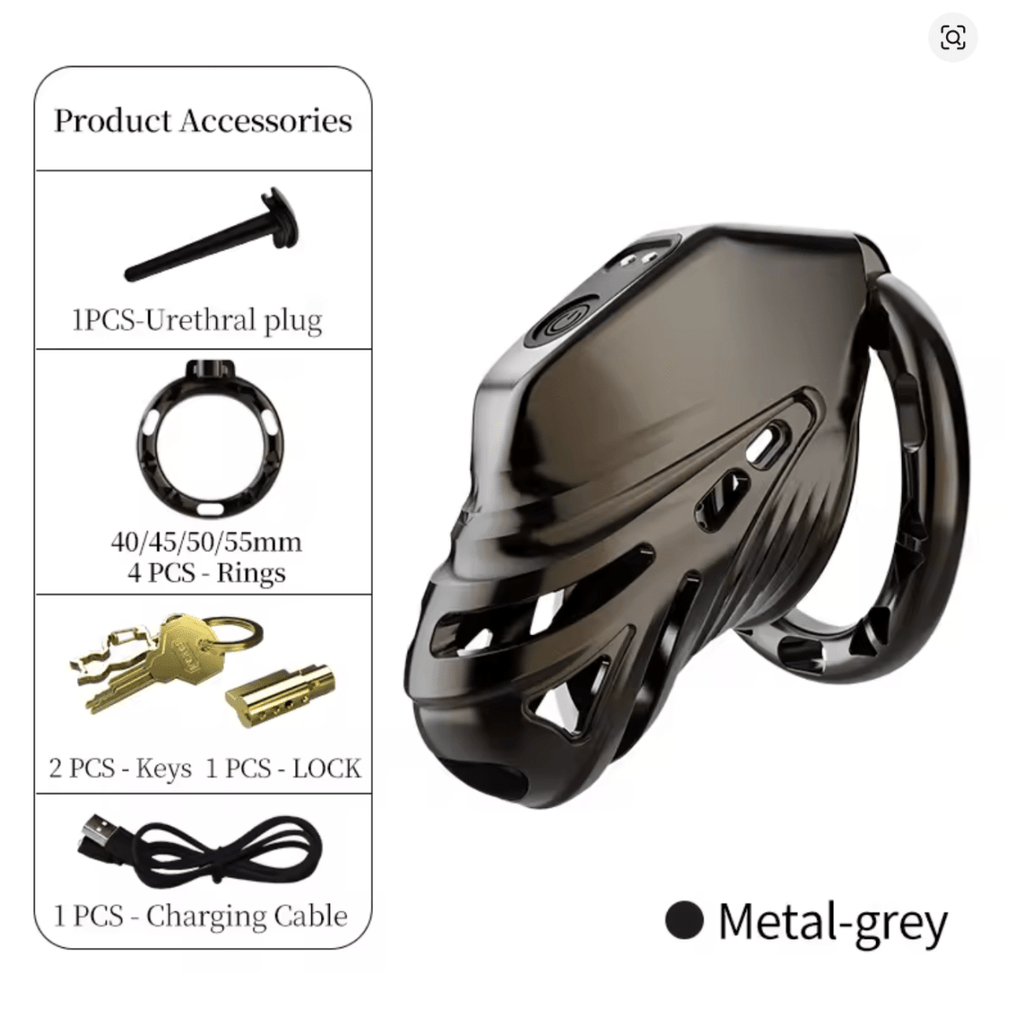 App Controlled Shock Chastity Cage - The Pup Play Hub