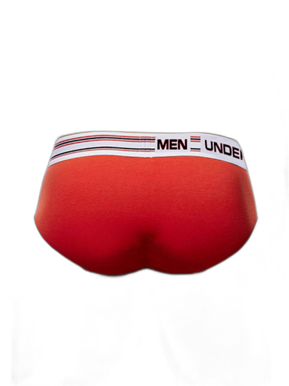 Men's Spliced Color Support Pouch Briefs