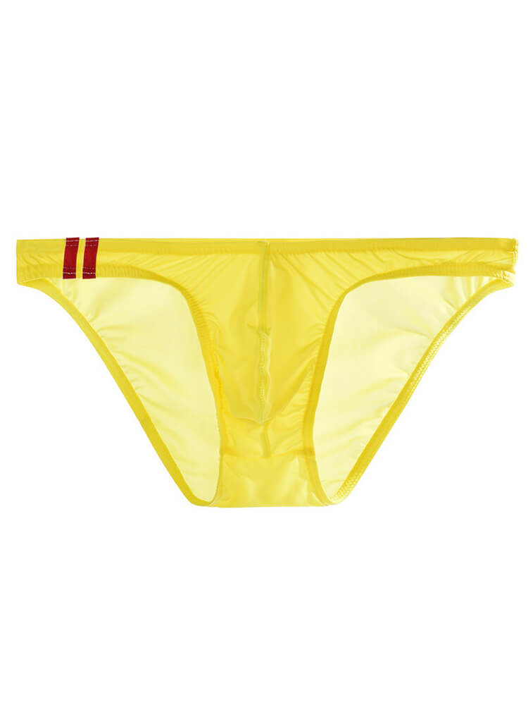 Men's Low-Rise Solid Sexy U-Convex Pouch Briefs